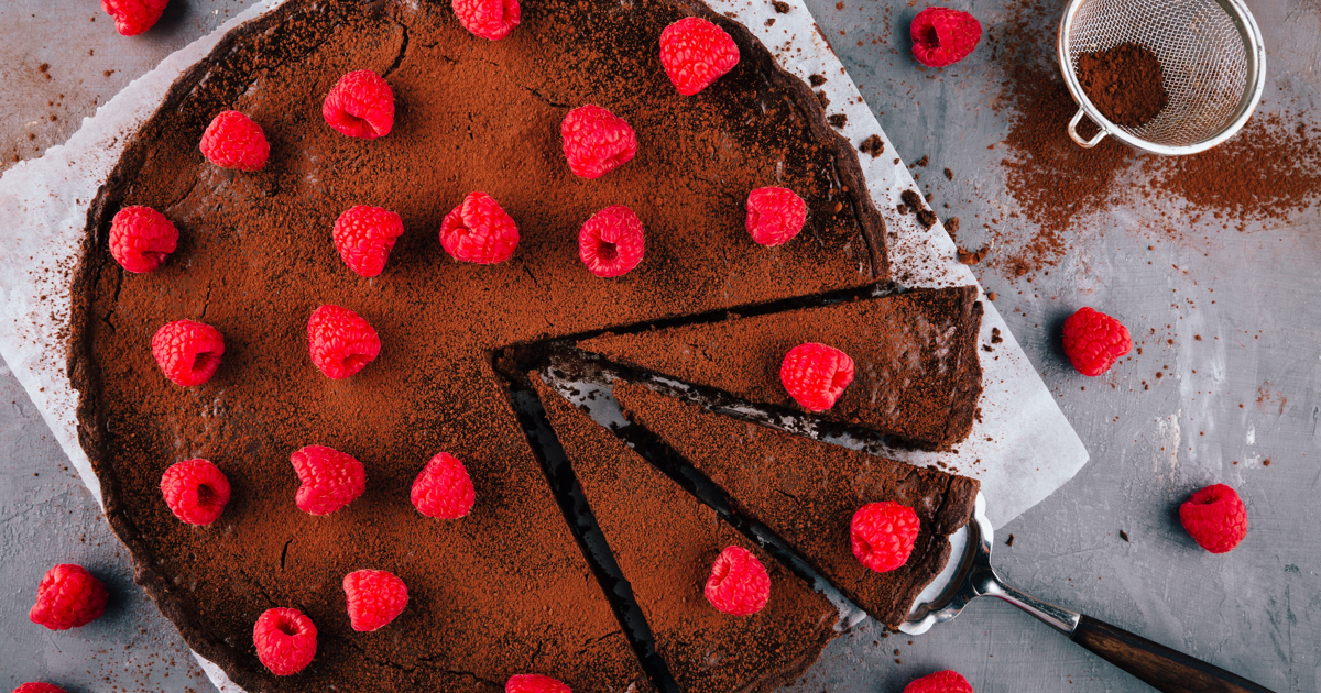 Gateau Magique Au Chocolat Et Aux Framboises Okay