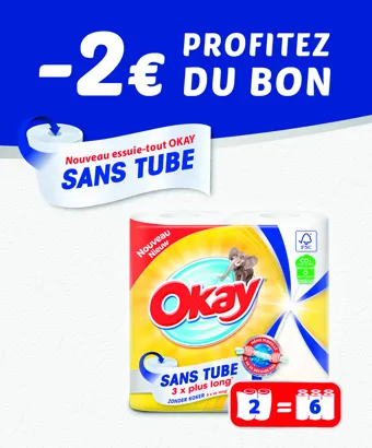 Essayez nos essuie-tout Okay sans tube !